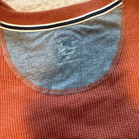 Member Mark EUC Orange Thermal - Picture 2 of 2